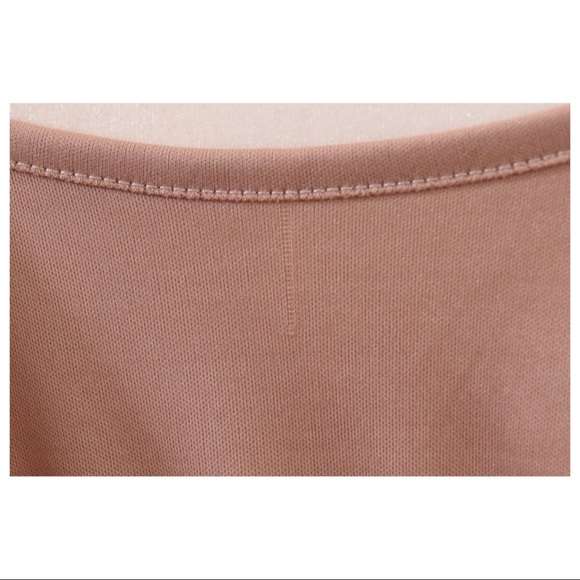 FOREVER 21 Nude Shiny Gold Pattern Dress - Picture 7 of 8